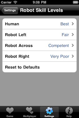 Hearts Net robot players